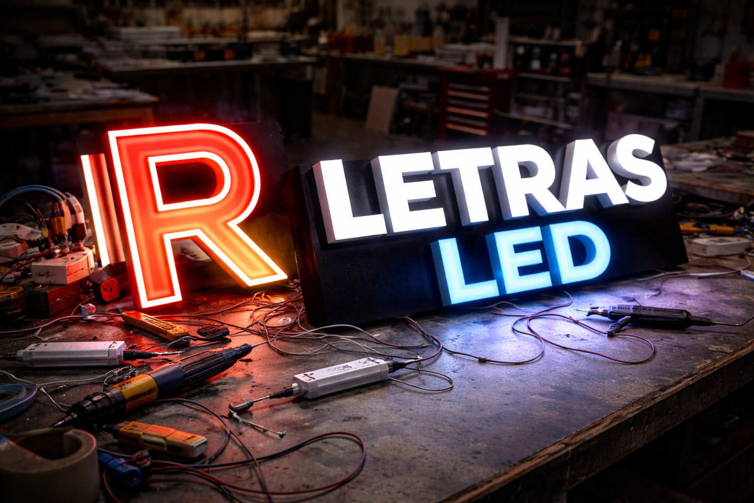 Fabricación de Letras Corpóreas LED